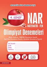 4. Sınıf Nar Olimpiyat Denemeleri Matematik - Fen