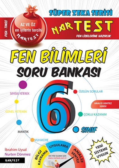 6. Sınıf Süper Zeka Fen Bilimleri Soru Bankası Fen Liselerine Hazırlık