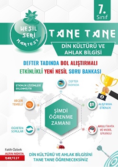 7. Sınıf Yeşil Tane Tane Din Kültürü Ve Ahlak Bilgisi Soru Bankası