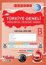 Nartest 5. Sınıf 5. Kurumsal Deneme Nisan B Say Kod 220416