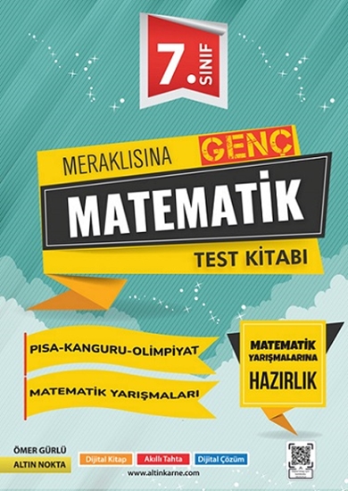 7. Sınıf Meraklısına Genç Matematik Zeka Kitabı