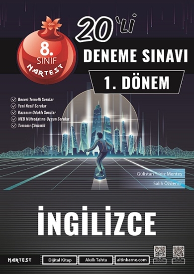 8. Sınıf 1. Dönem Mod 20 İngilizce Deneme Sınavı (kampanyalı)