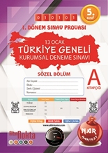 Nartest 5. Sınıf 3. Kurumsal Deneme Ocak A Söz Kod 010101