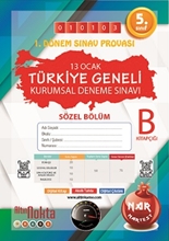 Nartest 5. Sınıf 3. Kurumsal Deneme Ocak B Söz Kod 010103