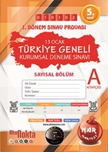 Nartest 5. Sınıf 3. Kurumsal Deneme Ocak A Say Kod 010102