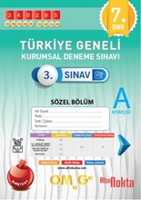 Omage 7. Sınıf 3. Kurumsal Deneme Şubat A Söz Kod 240205