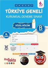 Nartest 6. Sınıf 4. Kurumsal Deneme Mayıs B Söz Kod 240507