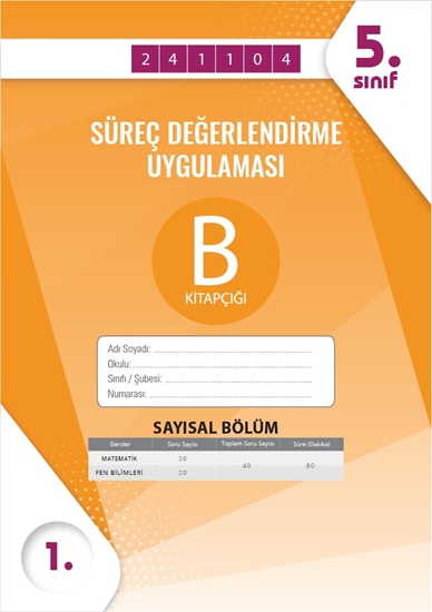 Nartest 5. Sınıf Süreç Değerlendirme Kasım B Say Kod 241104